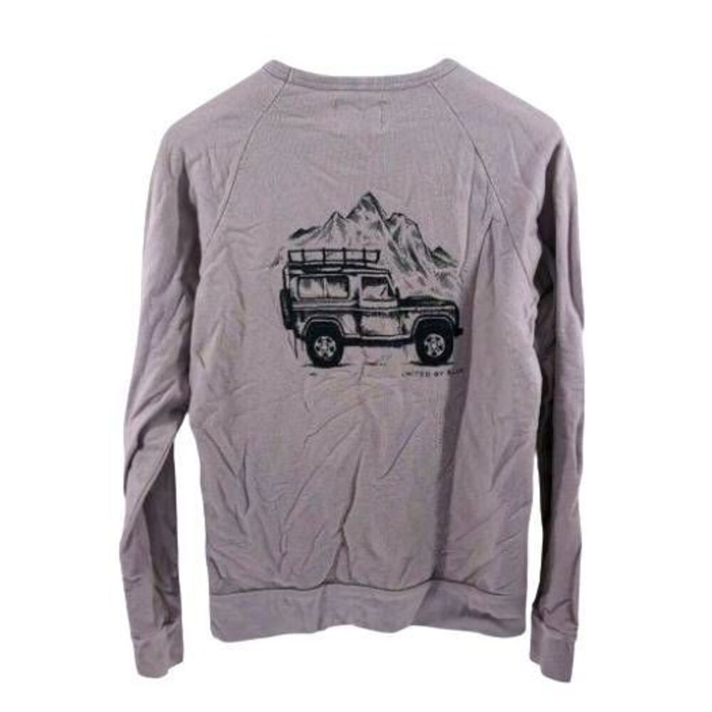 United By Blue Men’s Adventure Mobile Crew Pullover Sweatshirt Gray S Small Orga